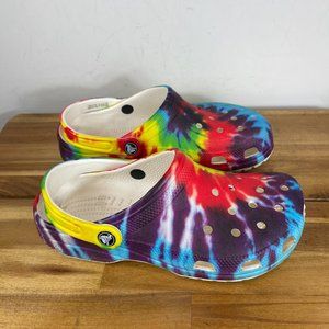 Crocs Tie-Dye Classic Clogs Men's 6/Women's 8